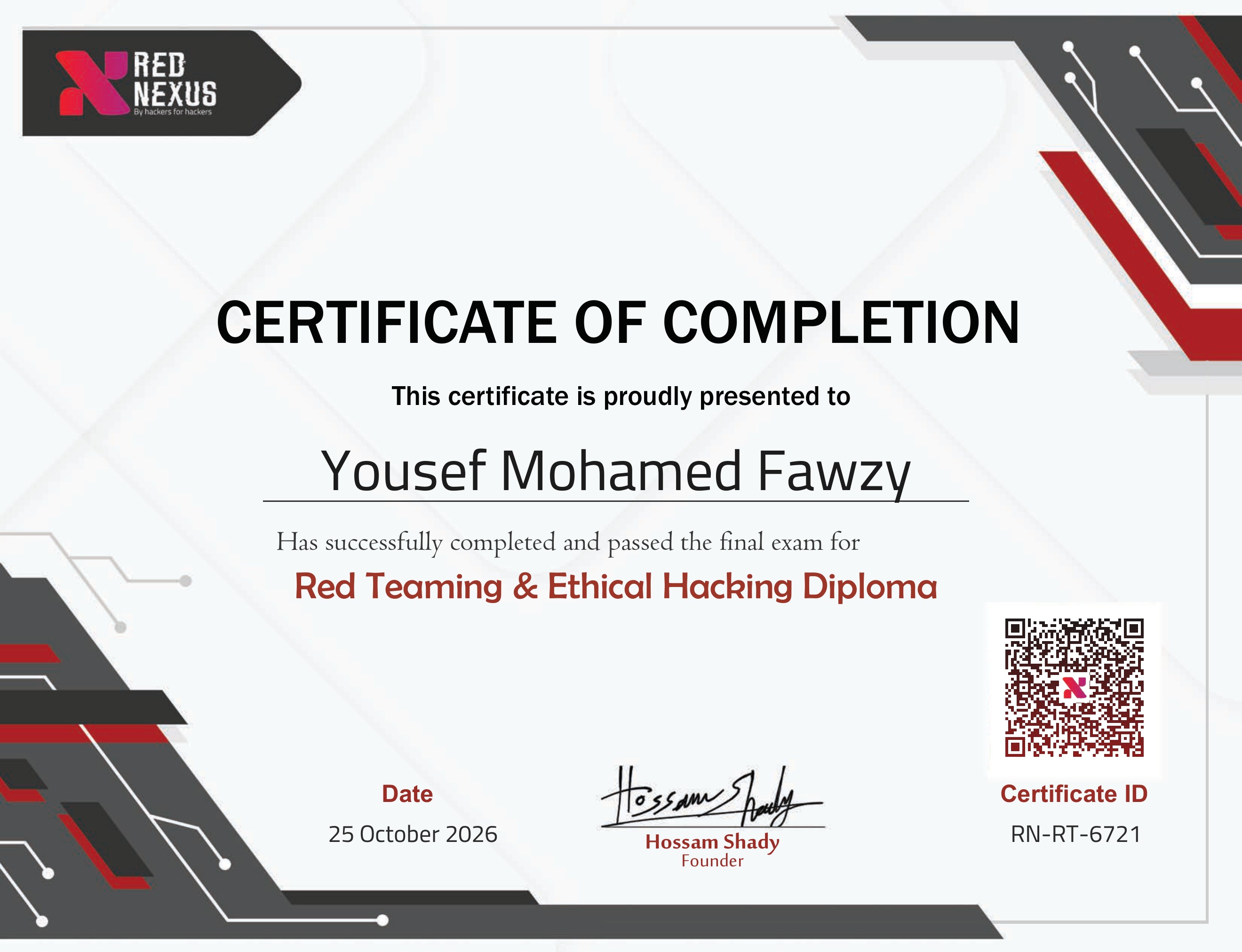 Certificate Preview